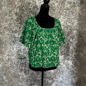 Free Assembly tropical top/shirt~ size small